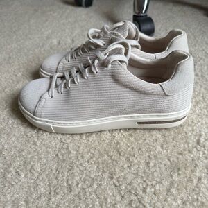 Birkenstock Bend Low Suede and Canvas Sneakers in Whale Gray Size 37/US6.5